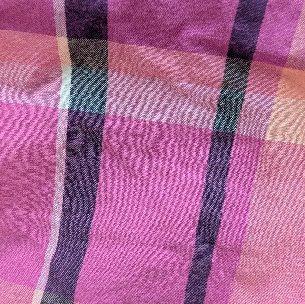 Gymboree Girls Pink Plaid Cotton Shorts Size 6
